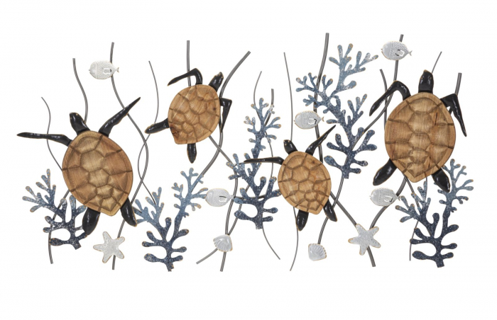 Decorațiune perete natura marina CreativDeco - Testoase și Corali pentru Ambient Relaxant [1]