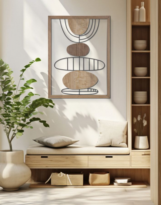 Lemn si Metal - Decoratiune de Perete CreativDeco [5]