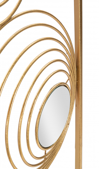 Decoratiune metalica perete Rays, fier/auriu [4]