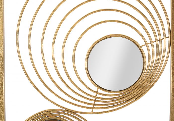 Decoratiune metalica perete Rays, fier/auriu [3]