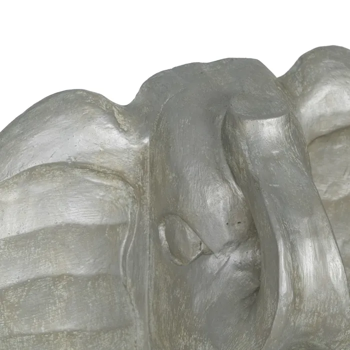 Cap elefant lemn baza fier|Decoratiuni exotice elegante [4]
