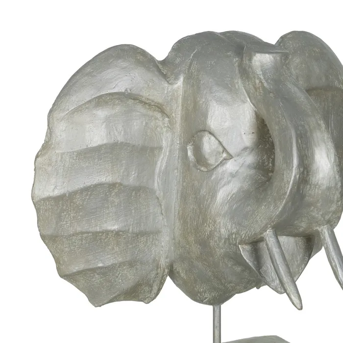Cap elefant lemn baza fier|Decoratiuni exotice elegante [6]