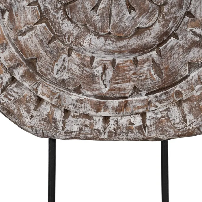 Decoratiune Round Lemn Mango, Natural Negru - creativdeco.ro [4]