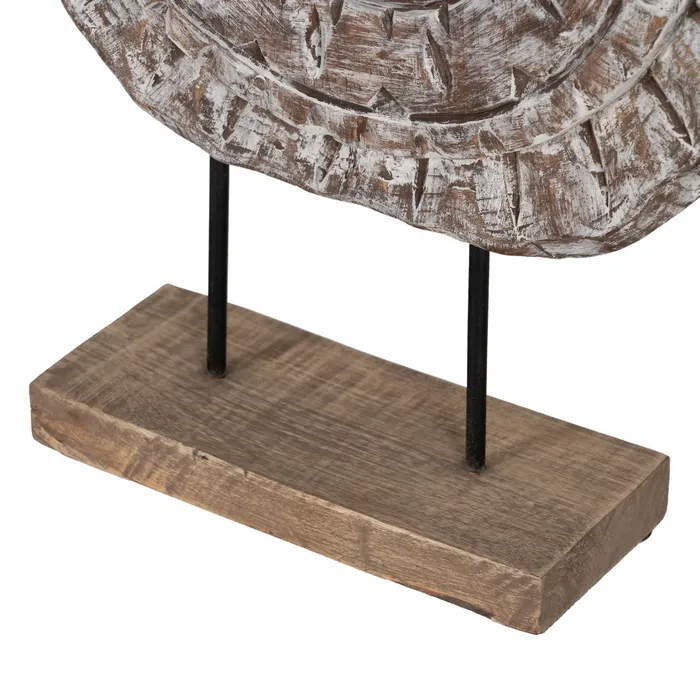 Decoratiune Round Lemn Mango, Natural Negru - creativdeco.ro [5]