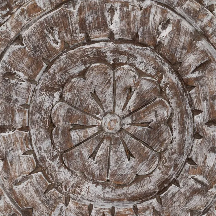 Decoratiune Round Lemn Mango, Natural Negru - creativdeco.ro [3]