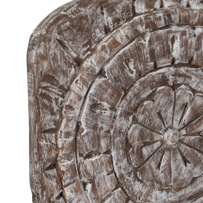 Decoratiune Round Lemn Mango, Natural Negru - creativdeco.ro [2]