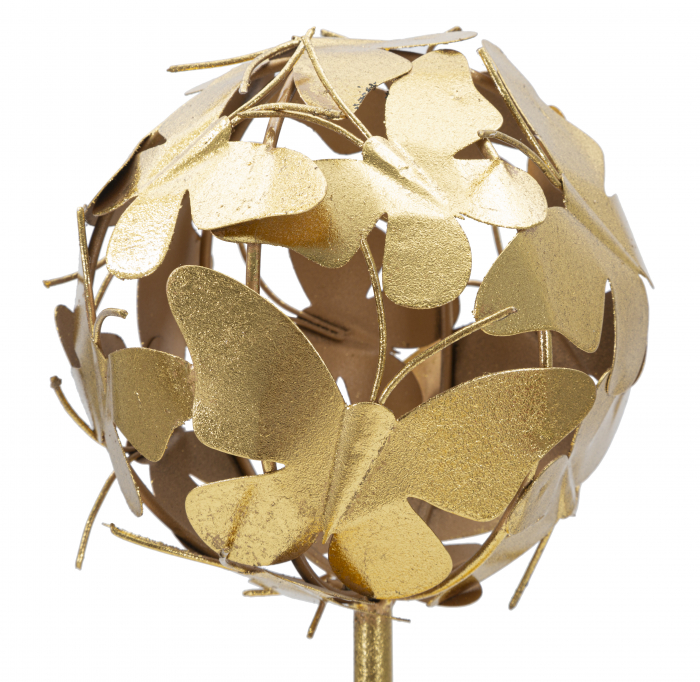Decoratiune Fluturi, metal auriu [5]