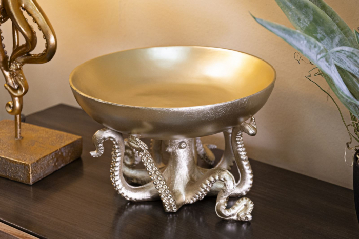 Octopus auriu functional ornamental - CreativDeco.ro [6]