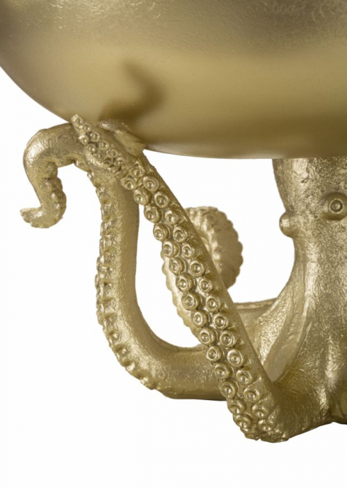 Octopus auriu functional ornamental - CreativDeco.ro [4]