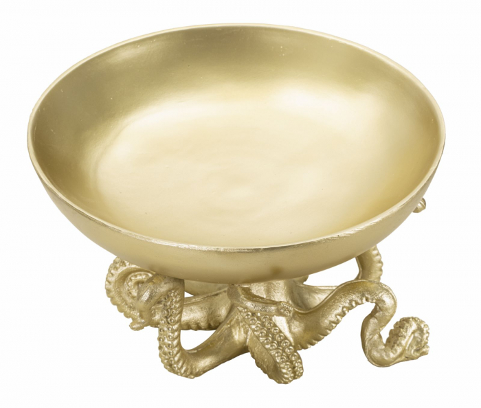 Octopus auriu functional ornamental - CreativDeco.ro [3]