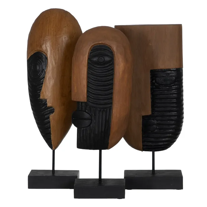 Masca moderna lemn fier decor|Decoratiuni moderne deosebite [2]