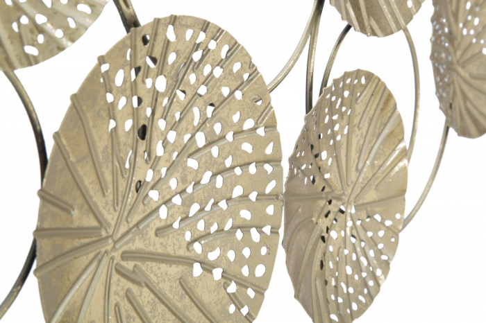 Decoratiune metalica sapte discuri aurii perforate Panel -C- 56x43 - CreativDeco.ro [5]