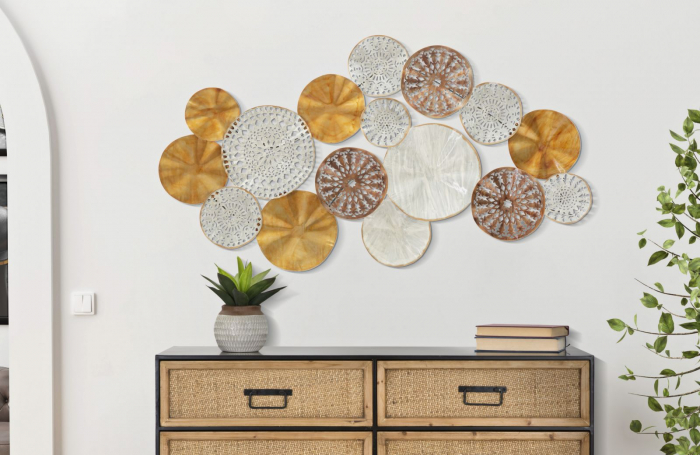 Decorațiune Oglinzi și Ratan Boho Chic CreativDeco [5]