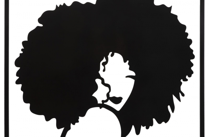 Decoratiune Metalica Silueta Afro - Contrastant si Puternic CreativDeco [2]