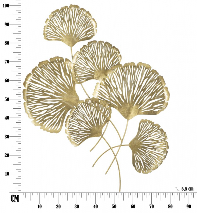 Decoratiune Metalica Iris CreativDeco - Stil Glam Elegant [17]