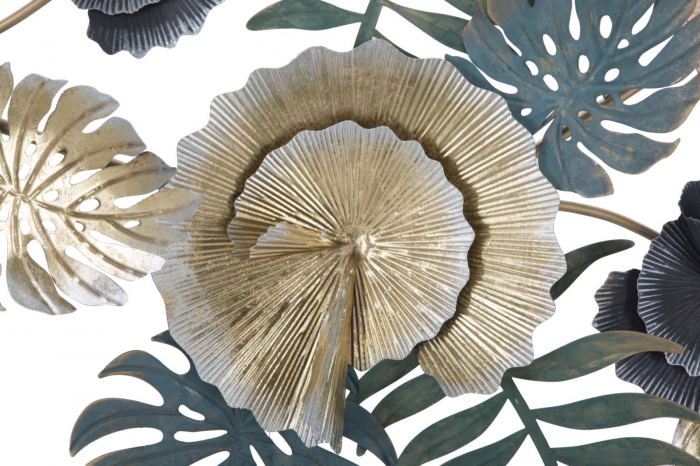 Decoratiune Flori Aurii Frunze Verzi - CreativDeco [5]