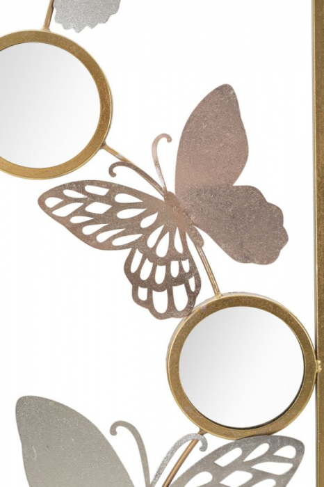 Decorațiune Metalica Arbore Elegant Auriu CreativDeco [3]