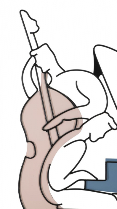 Decoratiune Metalica Muzicieni Abstracti - Eleganta si Moderna CreativDeco [2]