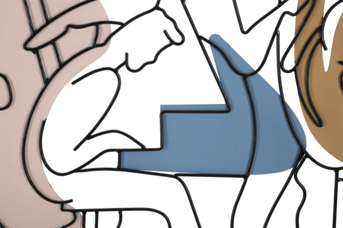 Decoratiune Metalica Muzicieni Abstracti - Eleganta si Moderna CreativDeco [4]