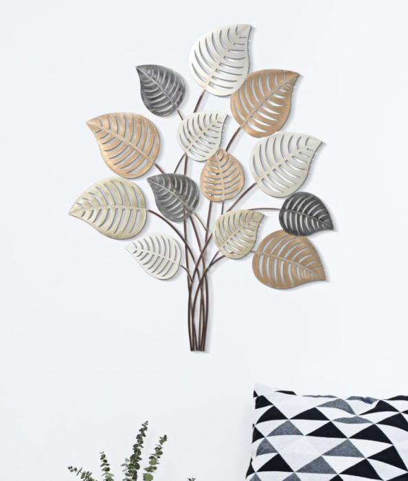 Decoratiune Frunze Stilizate - CreativDeco Aspect Natural si Glam [5]
