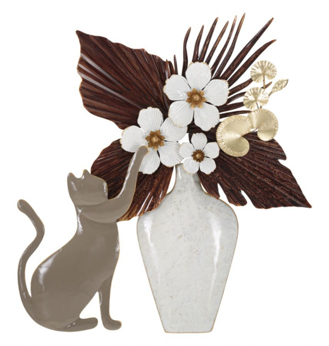 Decorațiune pisică și vază CreativDeco - Stil Vesel și Personalizat cu Detalii Artistice [1]