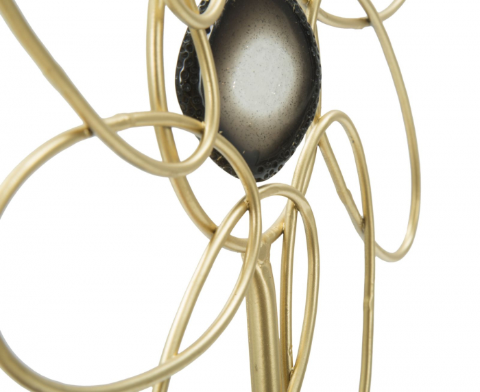 Ornament floral Glam Daisy metalic - CreativDeco.ro   [5]
