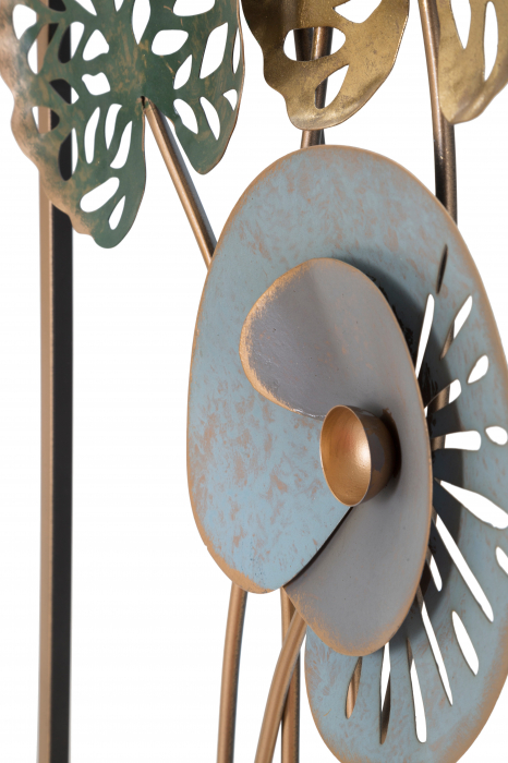 Decoratiune metalica perete Gloth Ret-B,fier/multicolor [5]