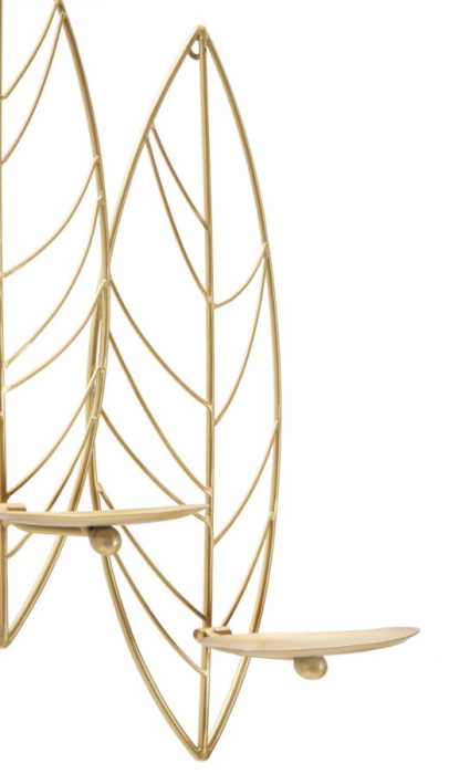 Aplica perete Leaf 5 lumanari decor natural CreativDeco [7]