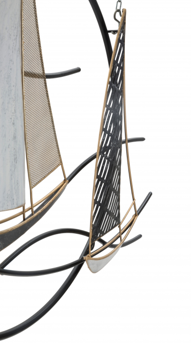 Decoratiune  metalica perete Vela,fier/multicolor [5]