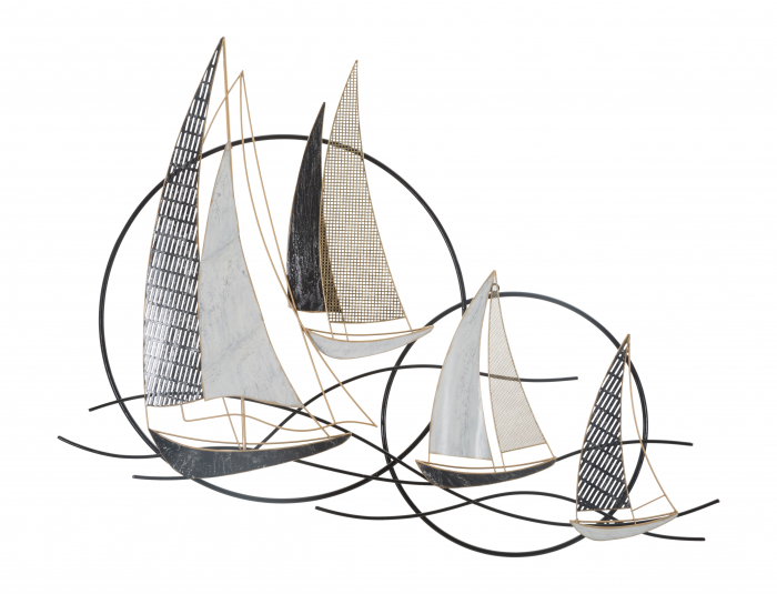 Decoratiune  metalica perete Vela,fier/multicolor [1]