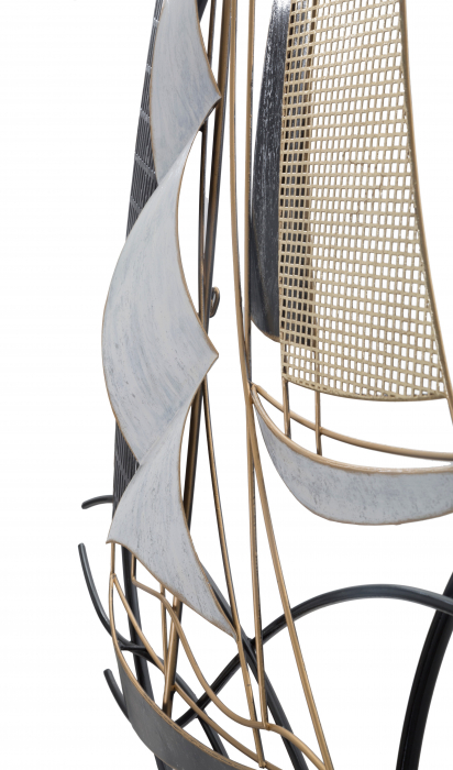 Decoratiune  metalica perete Vela,fier/multicolor [4]