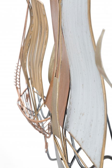 Decoratiune metalica perete Velieri, fier/multicolor [5]