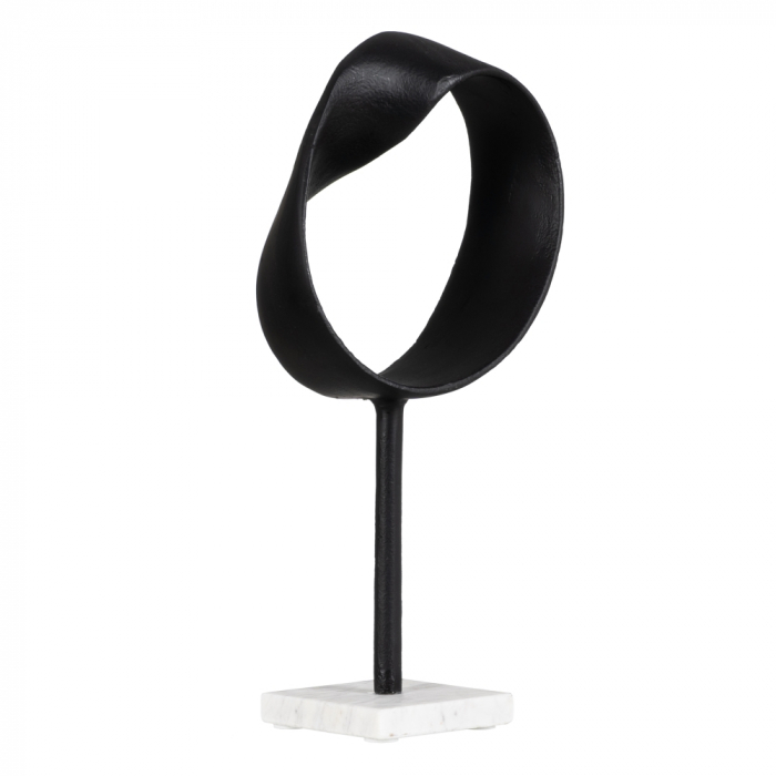 Sculptura Minimalista Neagra CreativDeco - Decor Contemporan Industrial [2]