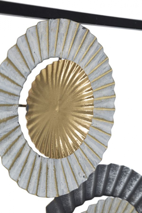Decoratiune perete Art, fier, multicolor [4]