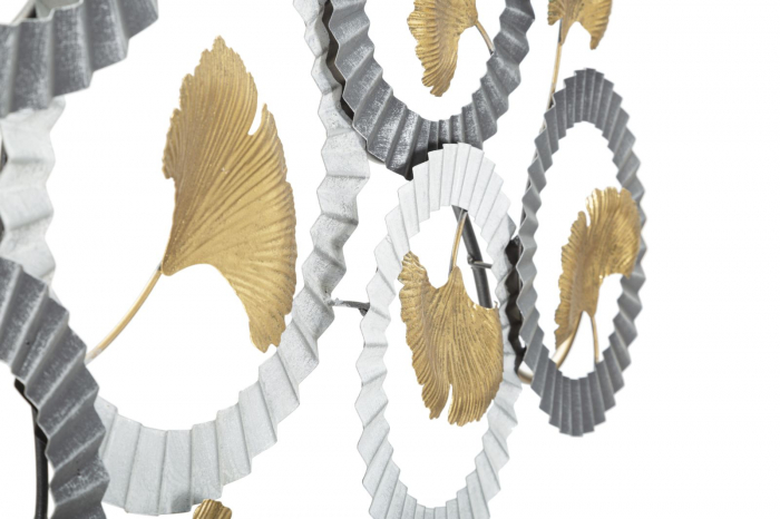 Decoratiune perete  Arty A, fier, gri/auriu [4]