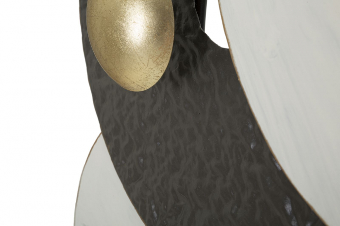 Decoratiune perete Boly, metal, auriu negru - creativdeco.ro [3]