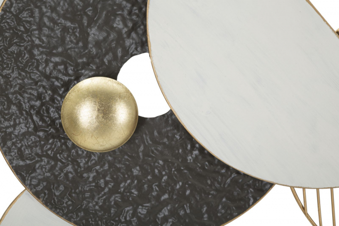 Decoratiune perete Boly, metal, auriu negru - creativdeco.ro [5]