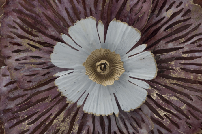 Decoratiune perete Bunga, fier [4]