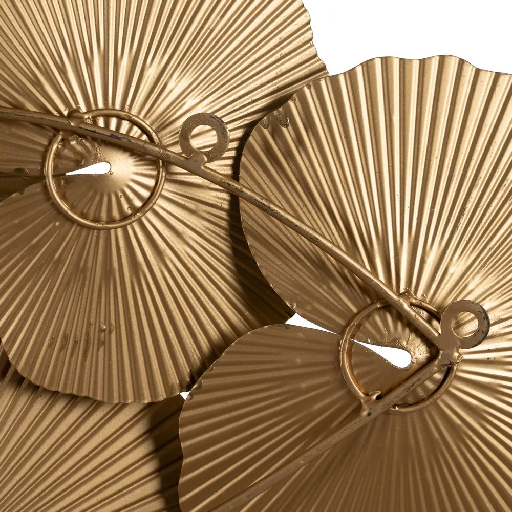 Decoratiune Perete Cozy, Metal Alb-Auriu - CreativDeco.ro [6]