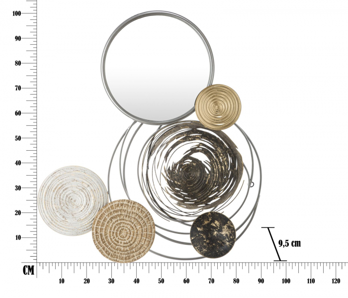 Decoratiune perete cu oglinda Etnic [7]