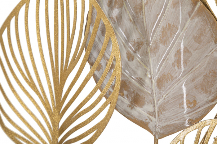 Decoratiune Metalica Eleganta cu Frunze Stilizate - CreativDeco [4]