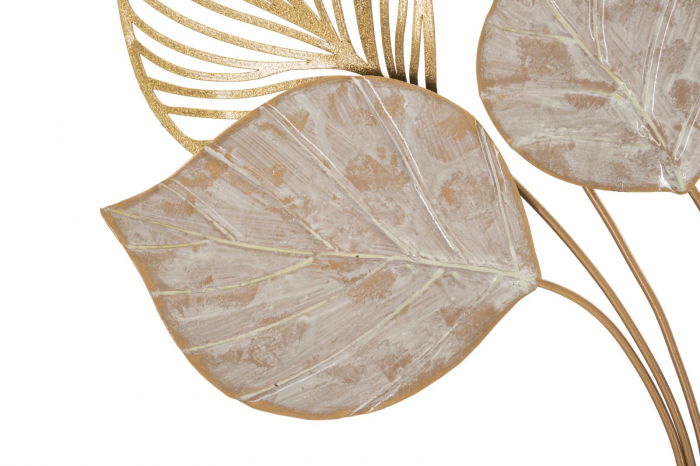 Decoratiune Metalica Eleganta cu Frunze Stilizate - CreativDeco [3]