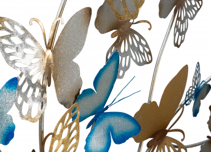 Decoratiune metalica perete Fluturi, multicolor - creativdeco.ro [4]