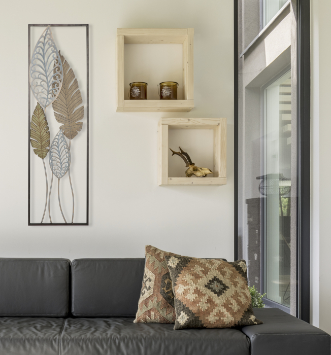 Decoratiune perete Foglie, metal [2]