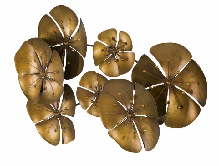 Decoratiune perete Goldy, fier auriu [8]