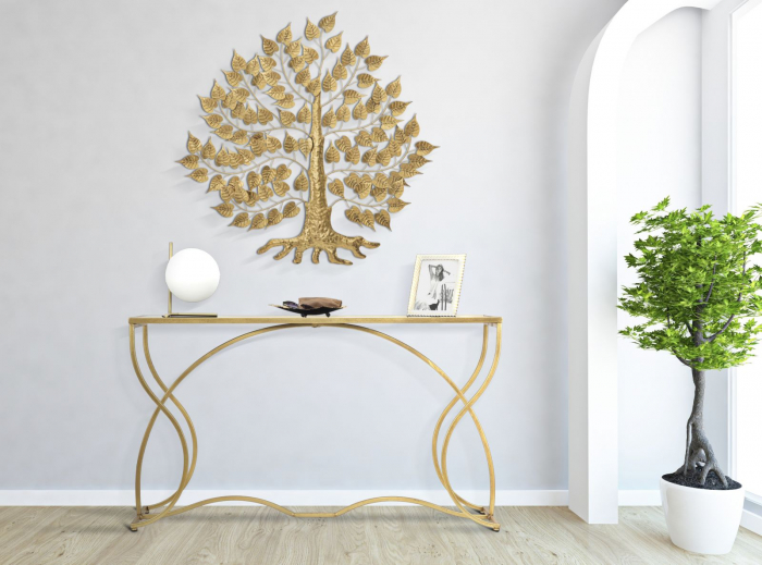 Decoratiune perete Goxy, fier auriu [2]