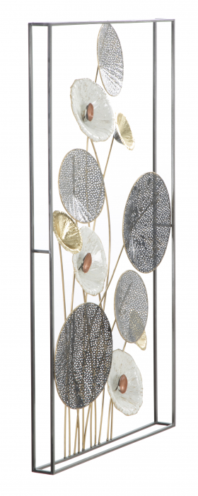 Decoratiune perete Grid, metal, multicolor - creativdeco.ro [3]
