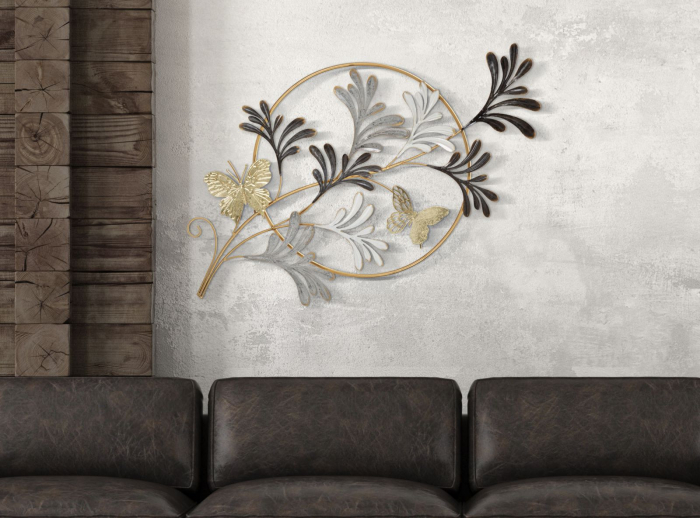 Decoratiune perete Lixy, fier, multicolor [2]