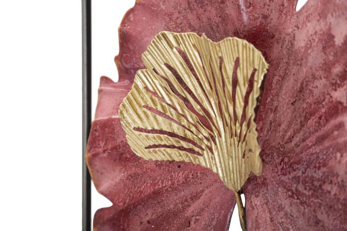 Decoratiune perete Lobo, fier, gri rosu - creativdeco.ro [3]