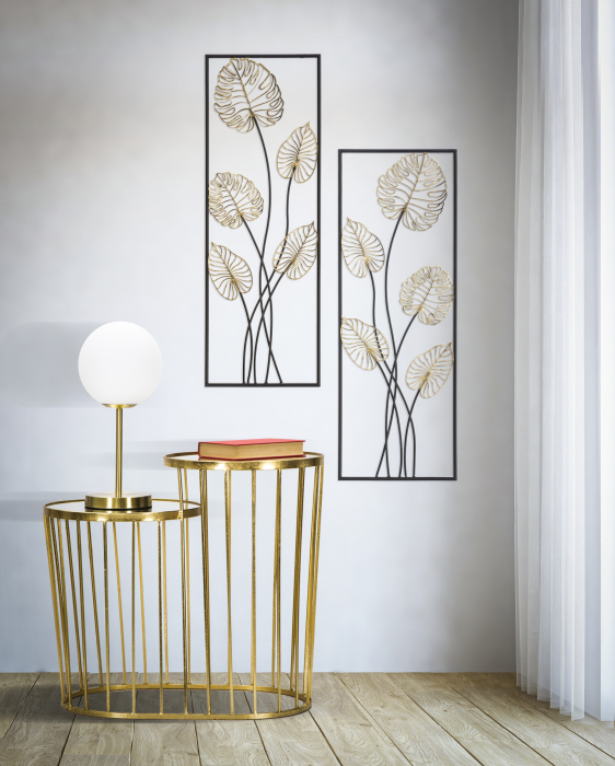 Decoratiune perete Luxy A, metal, multicolor [2]